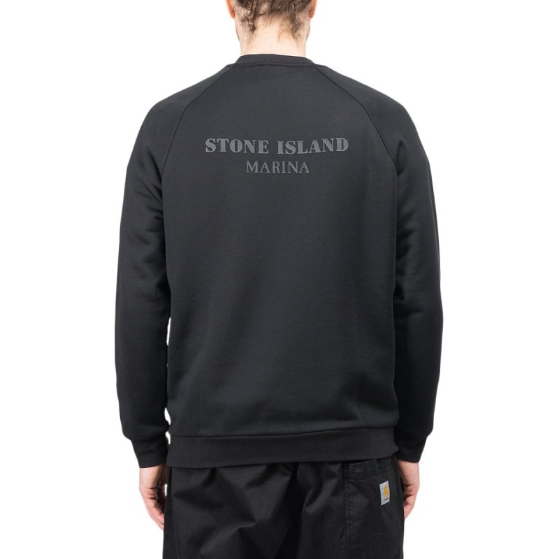 stone island marina sweatshirt schwarz 814964