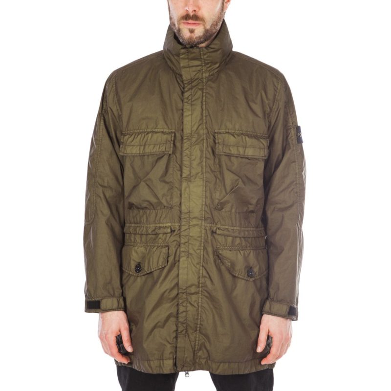 stone island membrana 3l tc jacket militargrun 229345