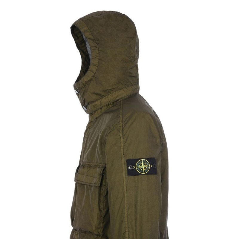 stone island membrana 3l tc jacket militargrun 266934