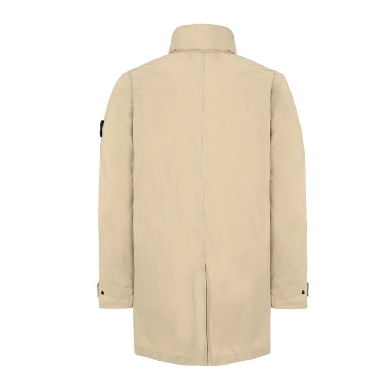 stone island micro reps jacket dunkel beige 138387