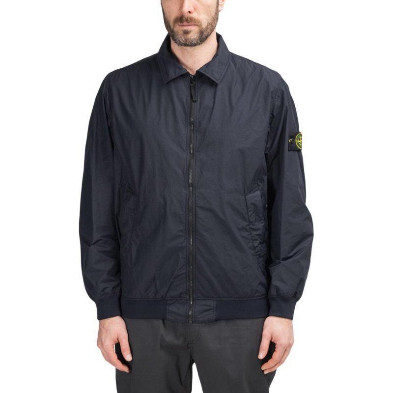 stone island naslan light watro jacket navy 995779