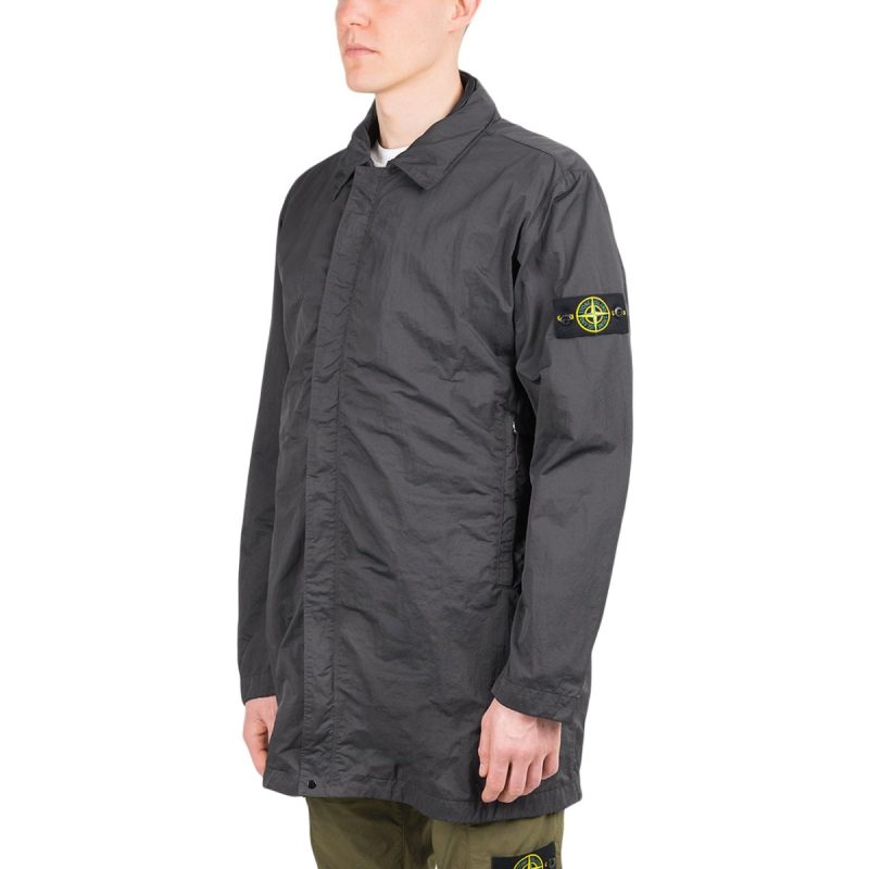 stone island nylon batavia tc jacket anthrazit 611365