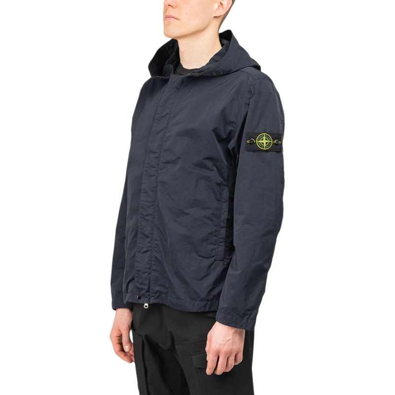 stone island nylon batavia tc jacket navy 641334