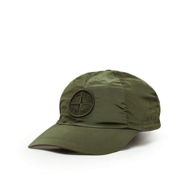 stone island nylon metal cap olive 368737