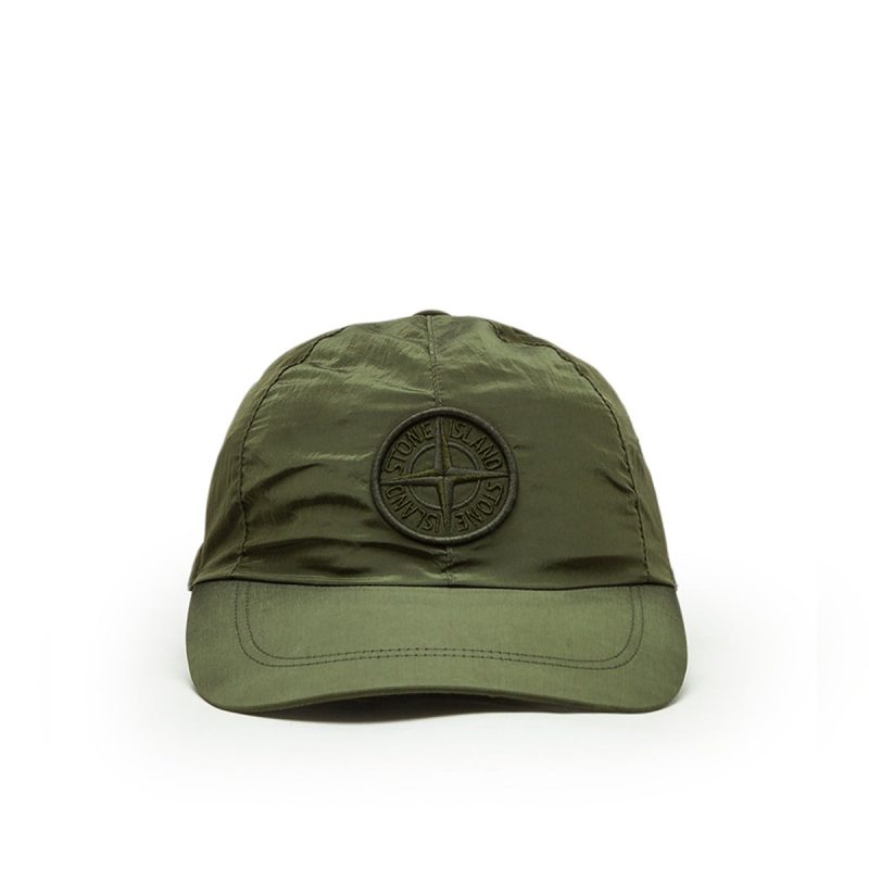 stone island nylon metal cap olive 557510