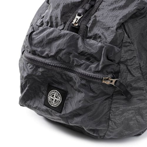 stone island nylon metal ripstop dufflebag navy grau 947787