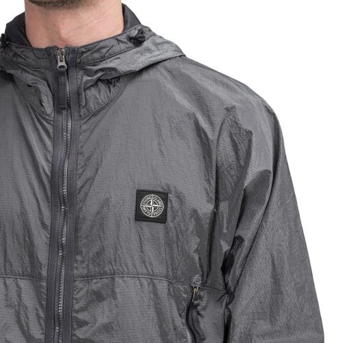 stone island nylon metal watro ripstop jacket anthrazit 509631