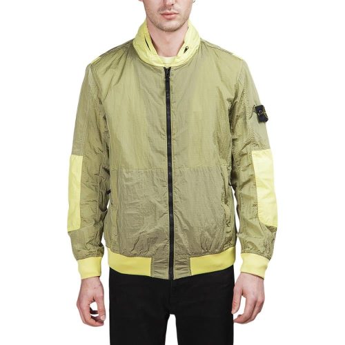 stone island nylon metal watro ripstop jacket gelb 775667