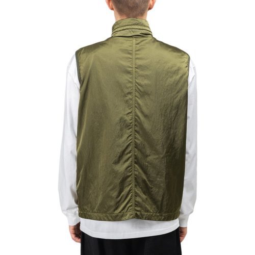 stone island nylon raso tc vest olive 949091