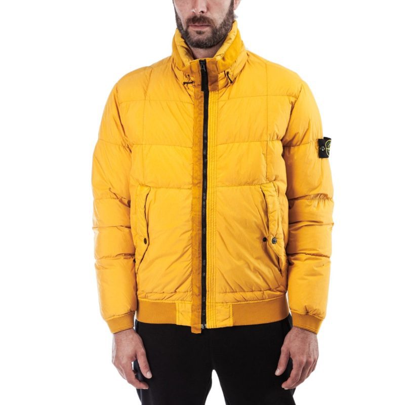 stone island padded jacket gelb 817890