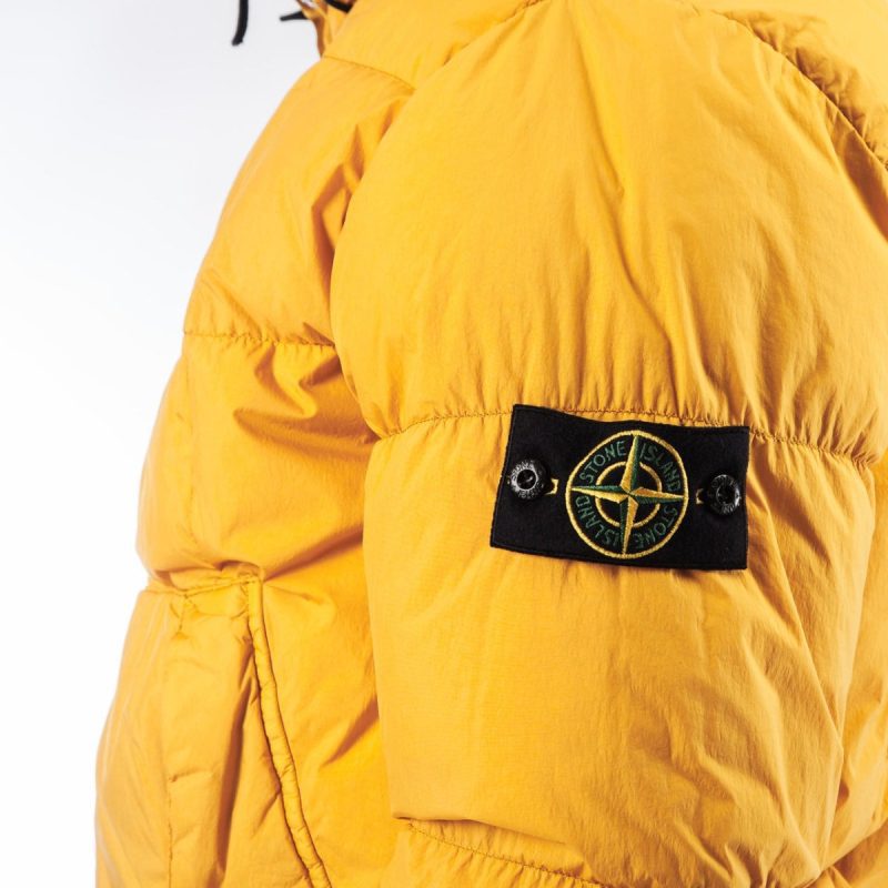 stone island padded jacket gelb 822174