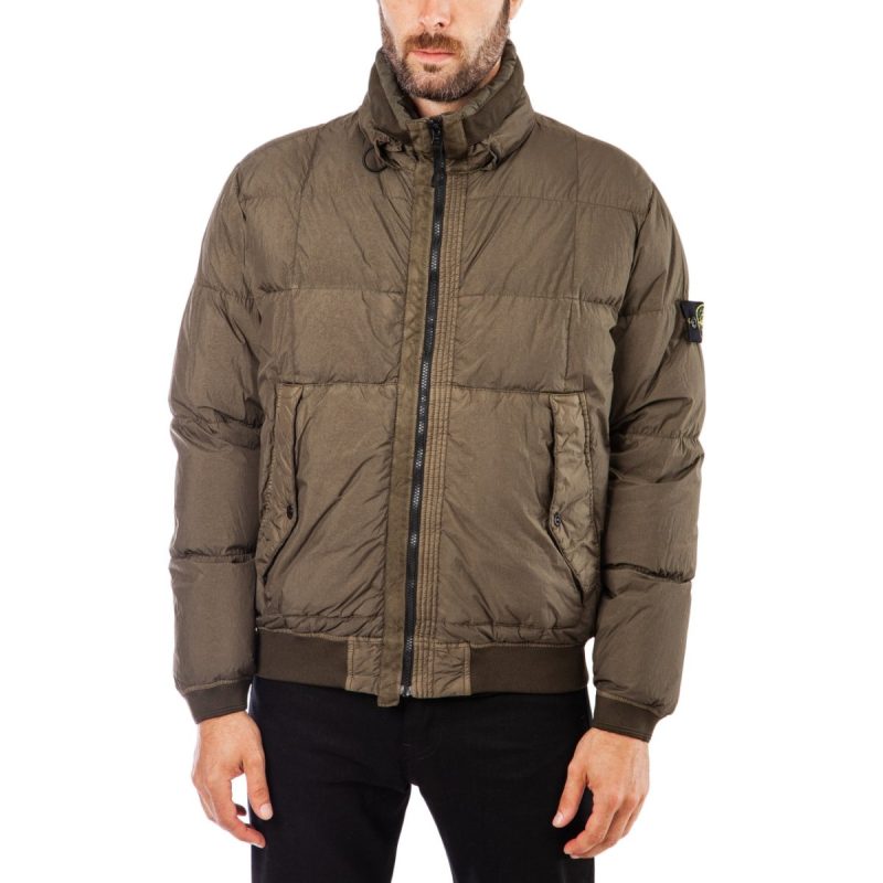 stone island padded jacket oliv 262568