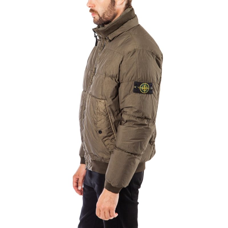 stone island padded jacket oliv 599936