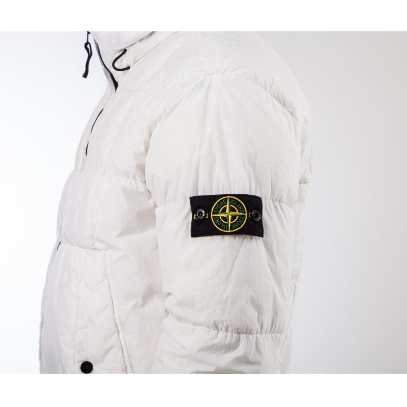 stone island padded jacket weiss 469893