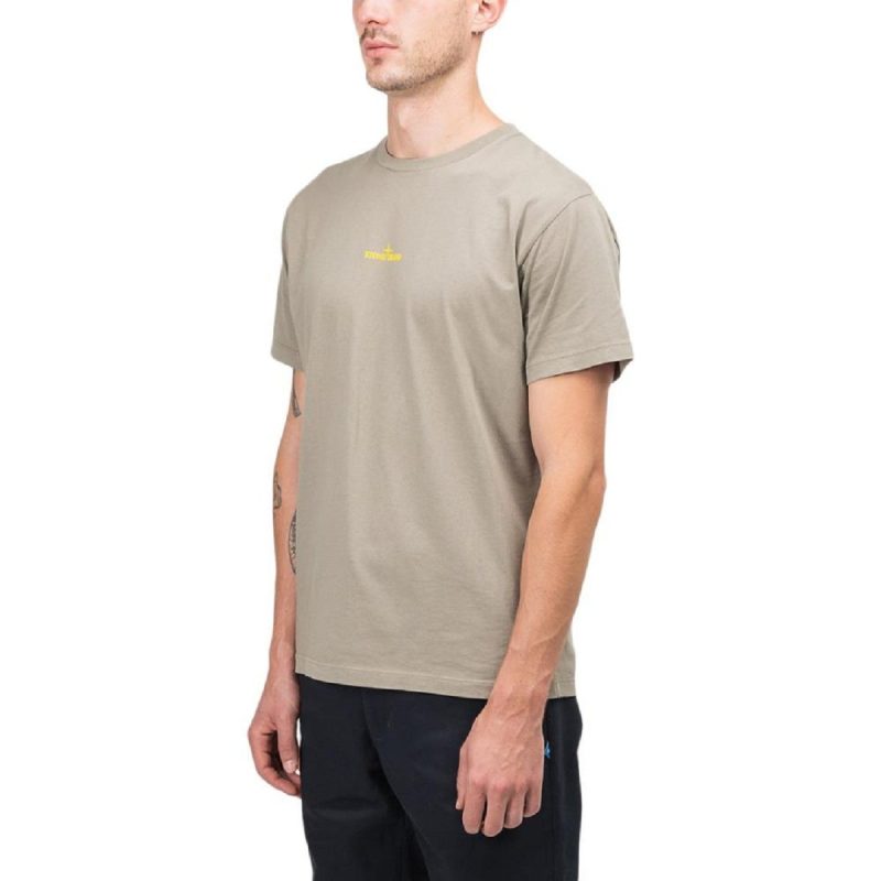 stone island paint stroke 2 t shirt beige 126775