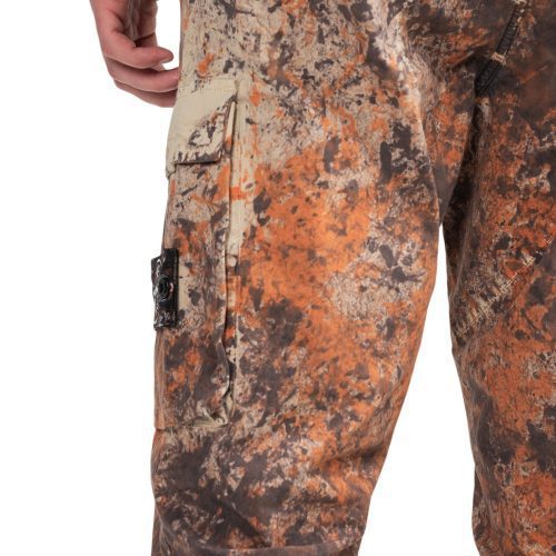 stone island paintball camo pant braun rot 945946