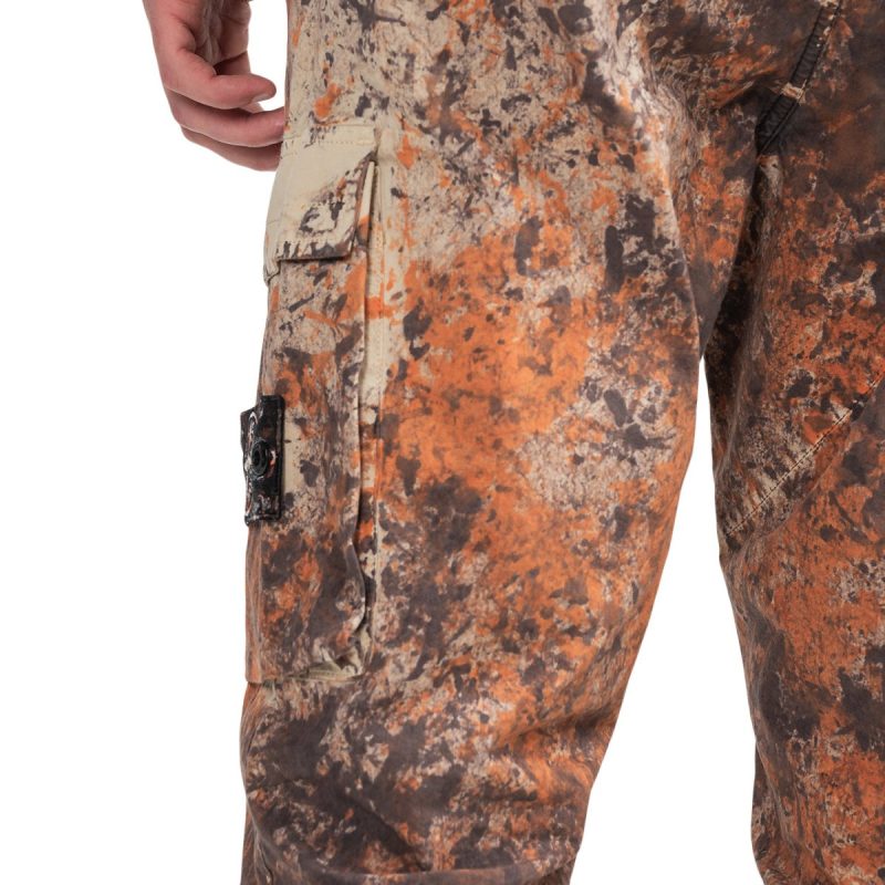 stone island paintball camo pant braun rot 945946