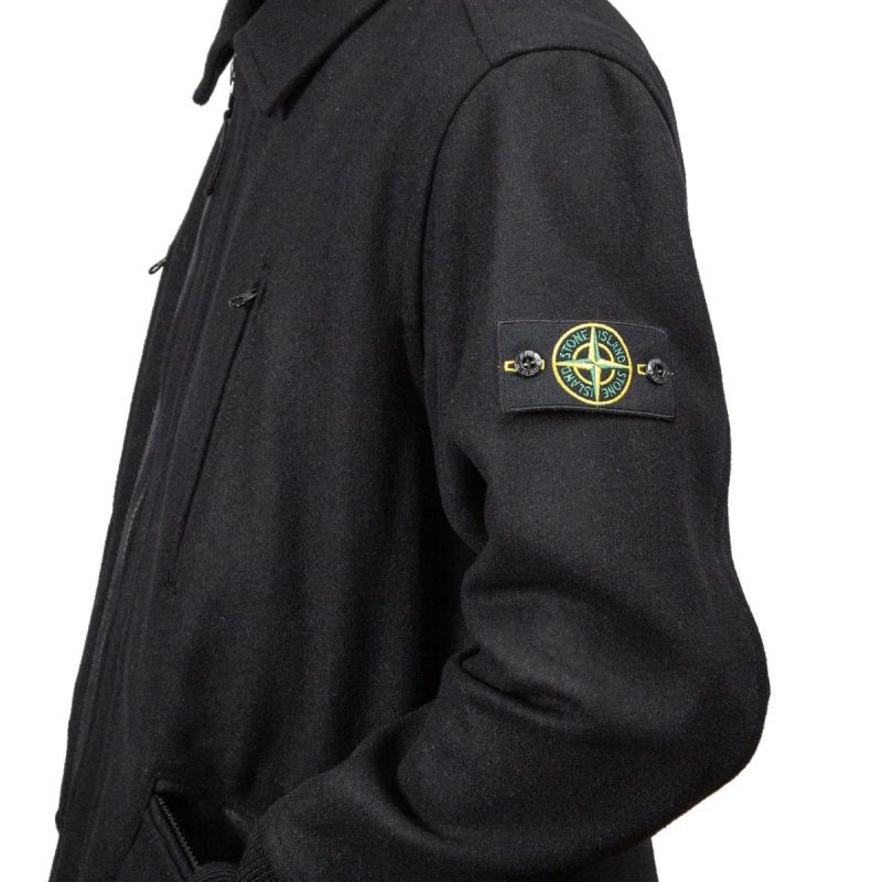 stone island panno speciale coat schwarz 734368