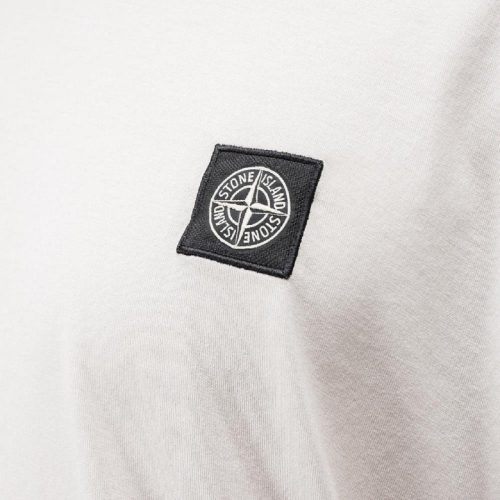 stone island patch logo longsleeve taupe 742927