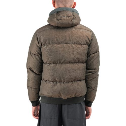 stone island poly colour frame down tc jacket braun 384452