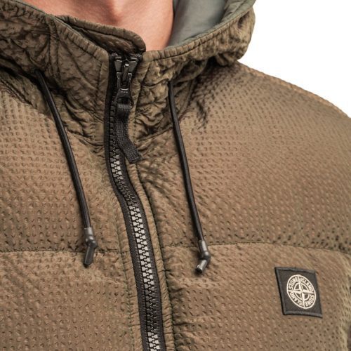 stone island poly colour frame down tc jacket braun 425897