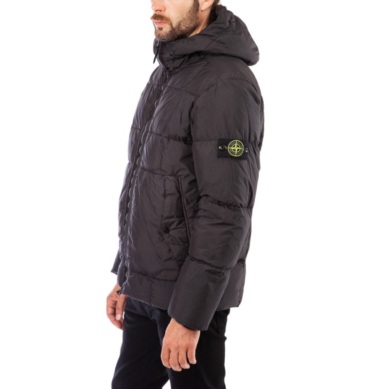 stone island quilted jacket grau 944709