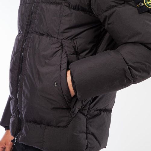 stone island quilted jacket grau 998057