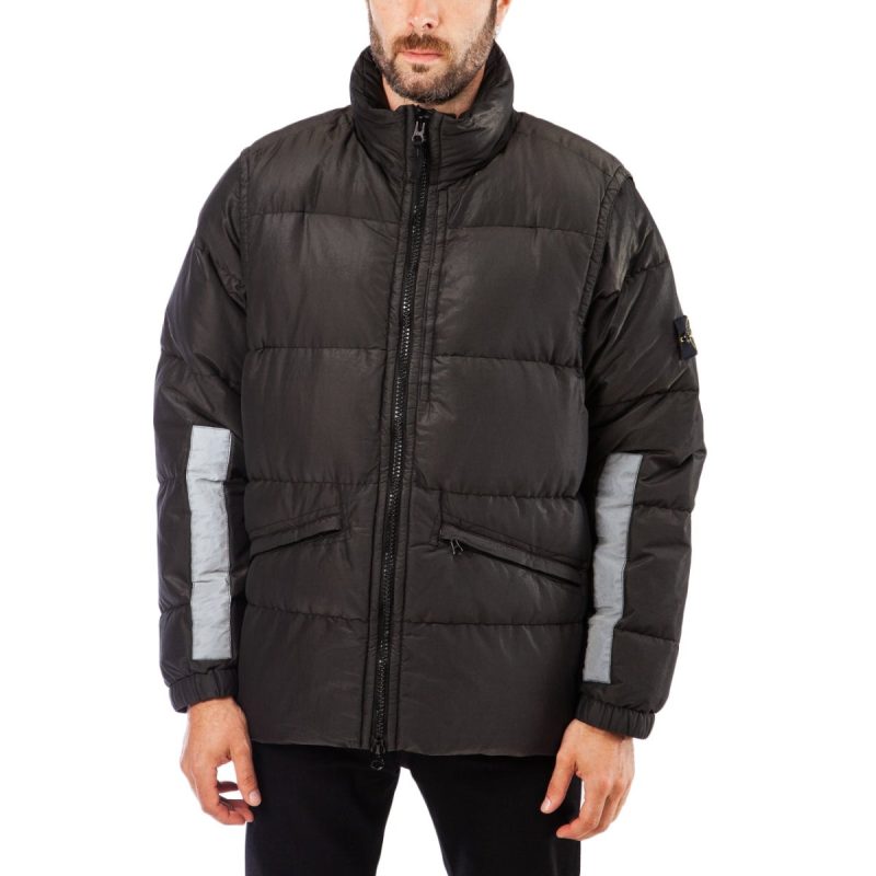 stone island quilted jacket schwarz 641521