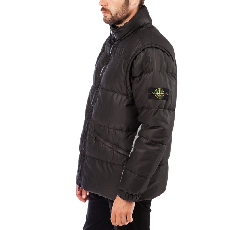 stone island quilted jacket schwarz 969810