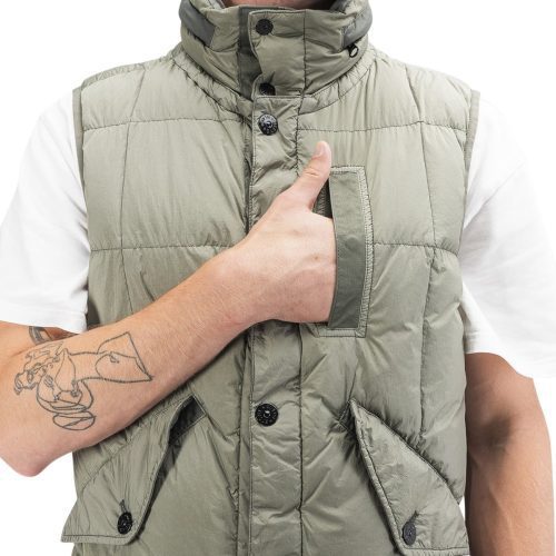 stone island real down vest braun 620160