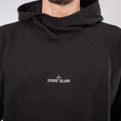 stone island reflective hoodie schwarz 104536