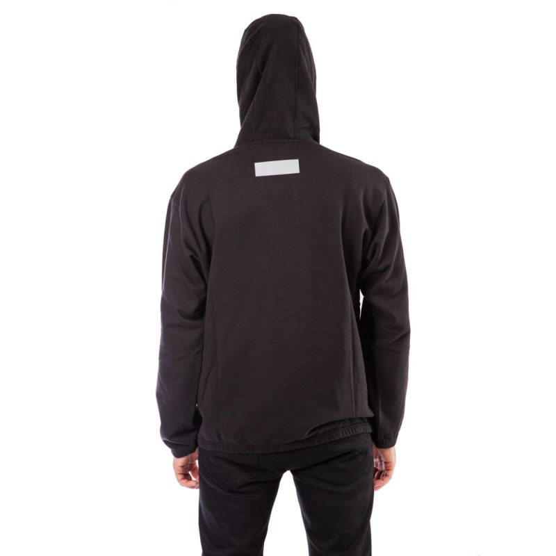 stone island reflective hoodie schwarz 415848