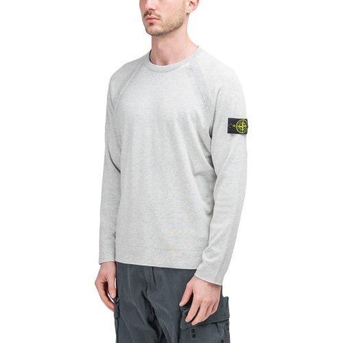 stone island reversible knit pullover hellgrau 172757