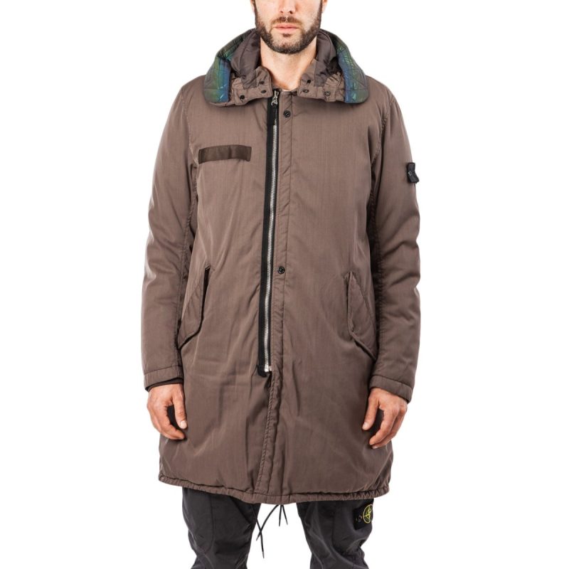 stone island shadow project fishtail parka moosgrun 187729