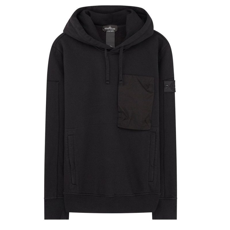 stone island shadow project hooded sweatshirt schwarz 904712