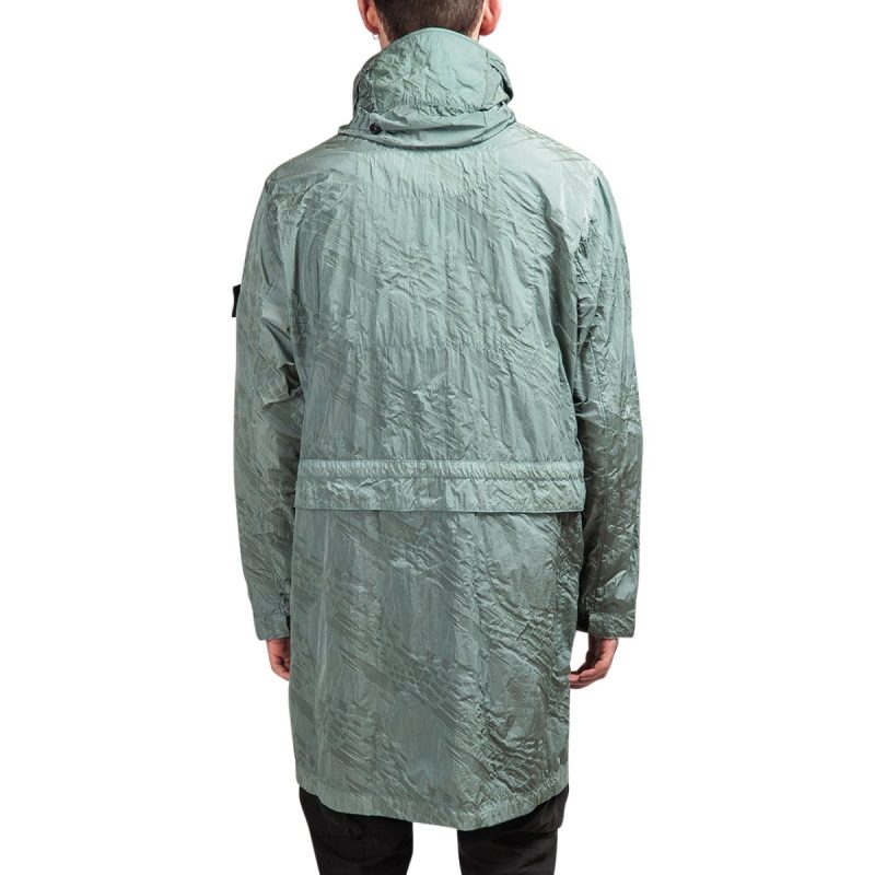 stone island shadow project imprint nylon packable parka olive 294349