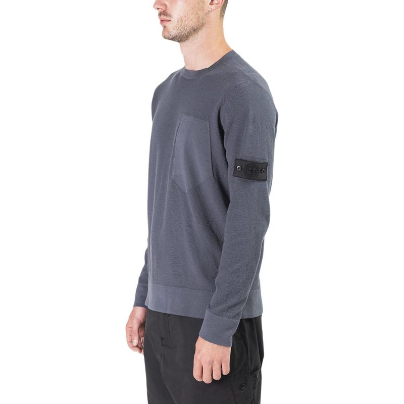 stone island shadow project knitwear sweat shirt grau 638504