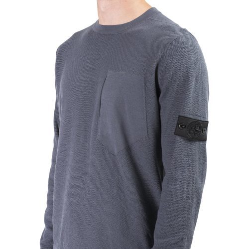 stone island shadow project knitwear sweat shirt grau 663381