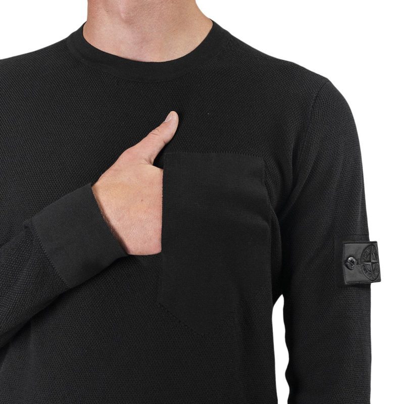 stone island shadow project knitwear sweat shirt schwarz 973376