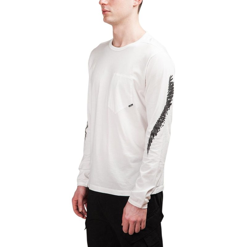 stone island shadow project long sleeve cxado 7019 weiss 328977