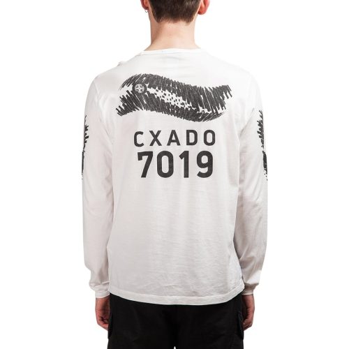 stone island shadow project long sleeve cxado 7019 weiss 603967