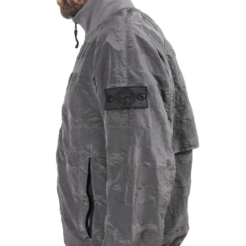 stone island shadow project nylon metal jacket dunkelgrau 612381