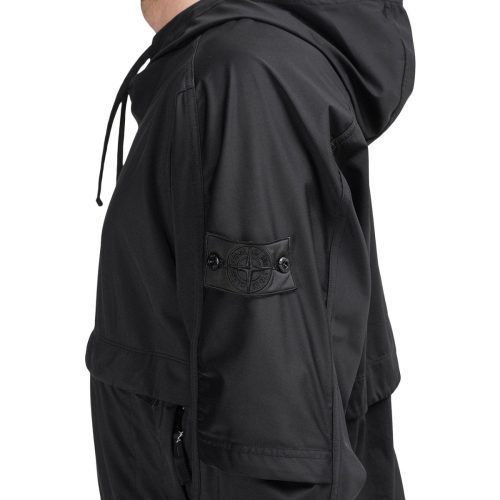 stone island shadow project packable anorak schwarz 164935