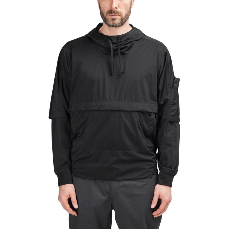 stone island shadow project packable anorak schwarz 548263