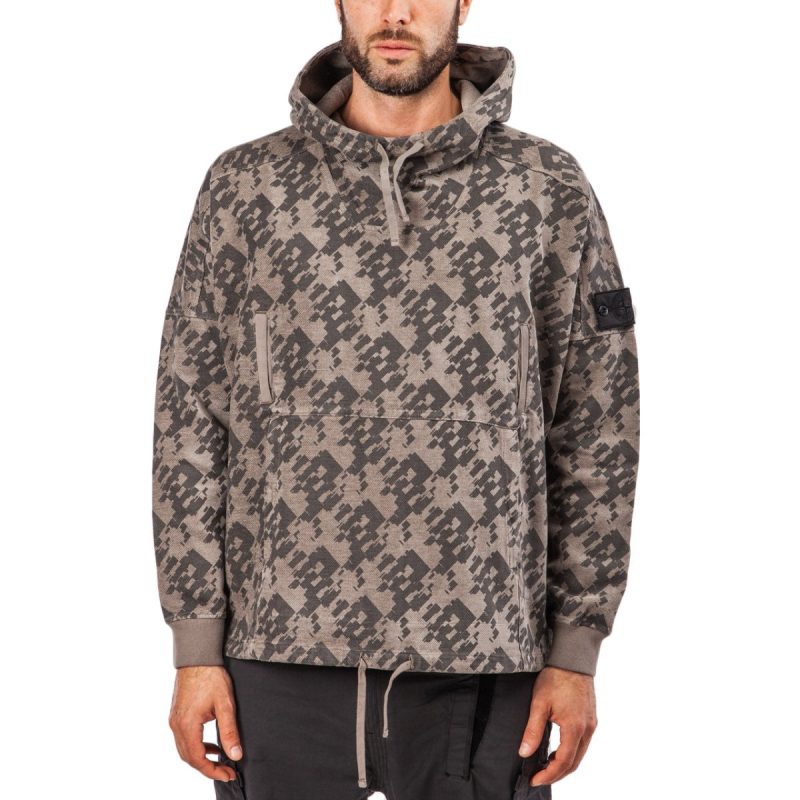 stone island shadow project sweat shirt camo 716869