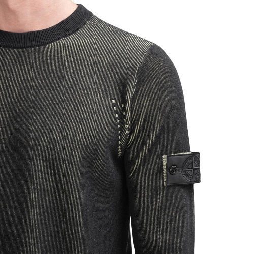 stone island shadow project two colour crewneck schwarz 536728