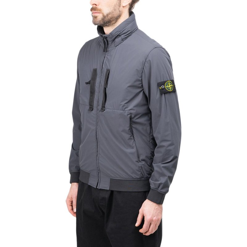 stone island skin touch nylon tc jacket dunkelgrau 936023