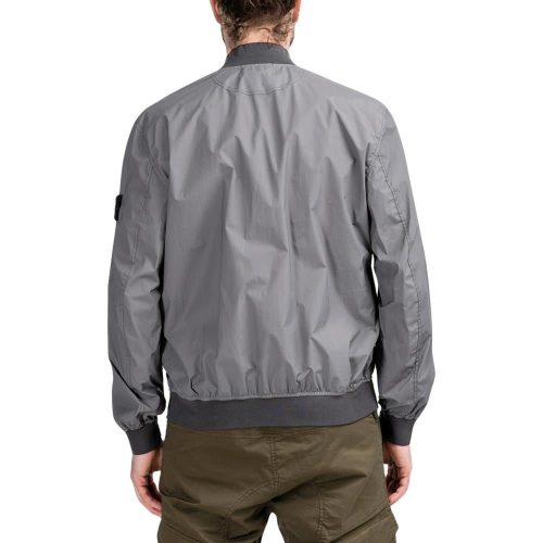 stone island skin touch nylon tc packable jacket grau 921744