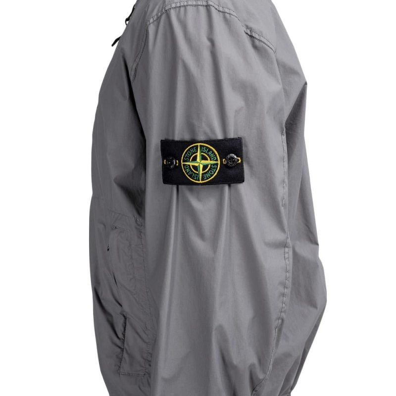 stone island skin touch nylon tc packable jacket grau 995996