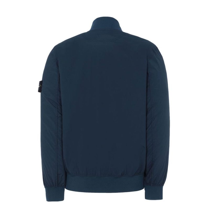 stone island skin touch nylon tc packable jacket navy 269314